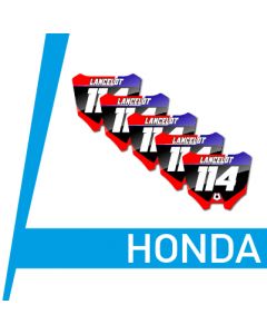 Stickers mini-plate HONDA