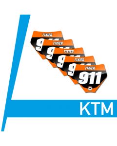 Stickers mini-plate KTM