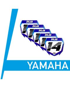 Stickers mini-plate YAMAHA