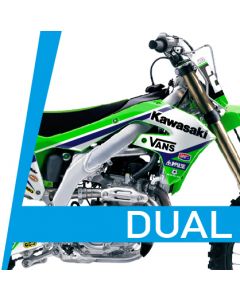 Graphics kit KAWASAKI 250 KXF OLD DUAL