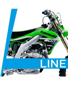 Graphics kit KAWASAKI 250 KXF 2022 LINE