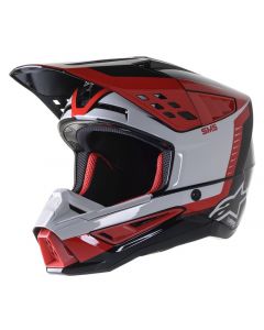 Casque ALPINESTARS SM-5 BEAM BLACK GREY RED