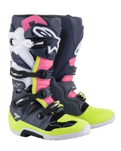 Boots ALPINESTARS TECH 7 Grey Blue Pink
