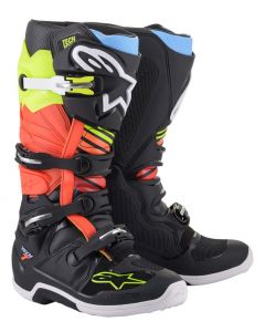 Boots ALPINESTARS TECH 7 Black Yellow Red 