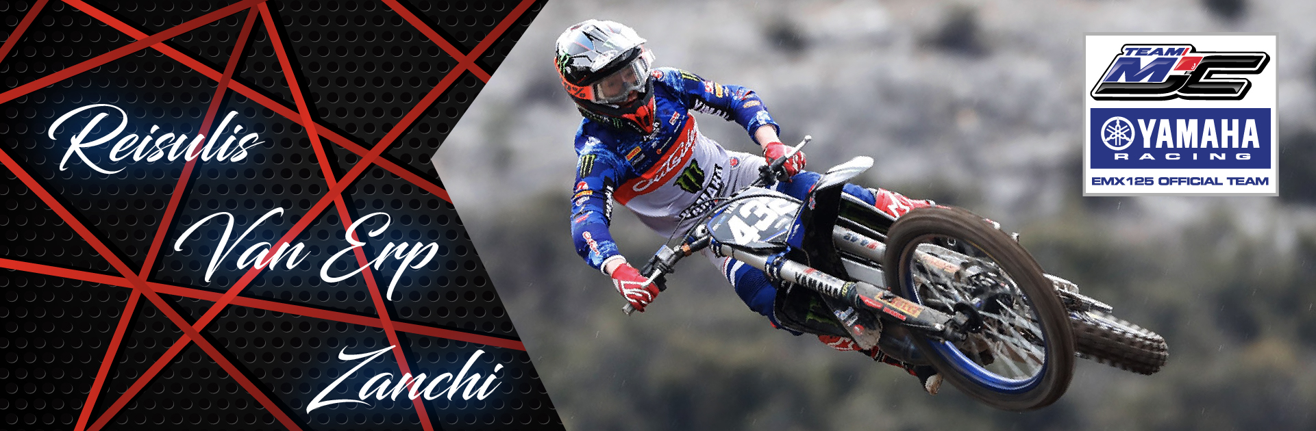 TEAM MJC YAMAHA MONSTER EUROPE - Kit déco perso TEAM MJC YAMAHA MONSTER EUROPE - Kit déco perso